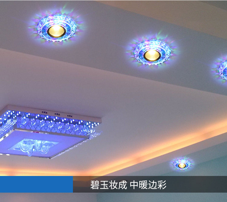 LED Downlight 3W Round Recessed Lamp 220V 230V 240V 110V Led Bulb Bedroom Kitchen Indoor LED Spot Lighting