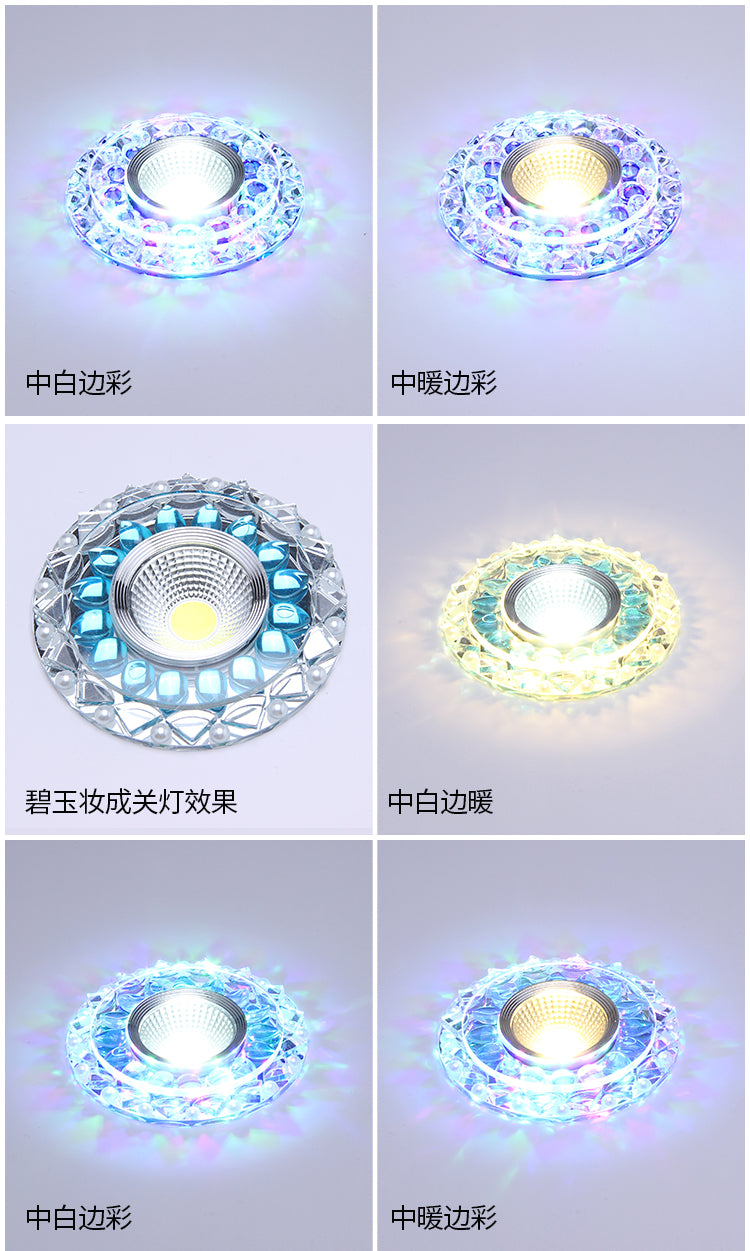 LED Downlight 3W Round Recessed Lamp 220V 230V 240V 110V Led Bulb Bedroom Kitchen Indoor LED Spot Lighting