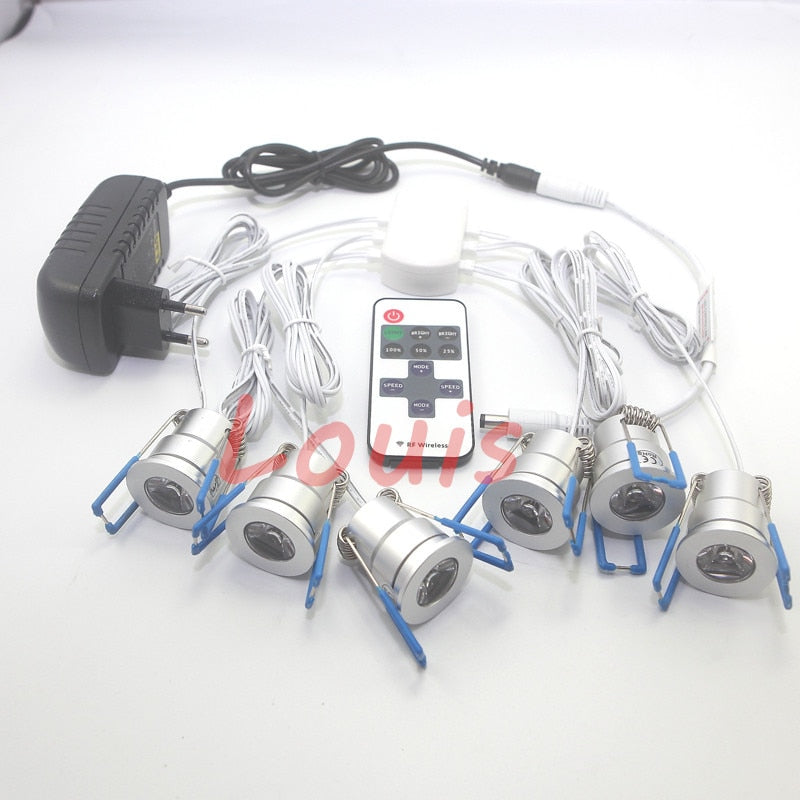 Dimmable LED Downlights MINI 12V DC 1.5W LED Spot Light for Kitchen Cupboard Bedroom Living Room Indoor Night Lighting ONDENN