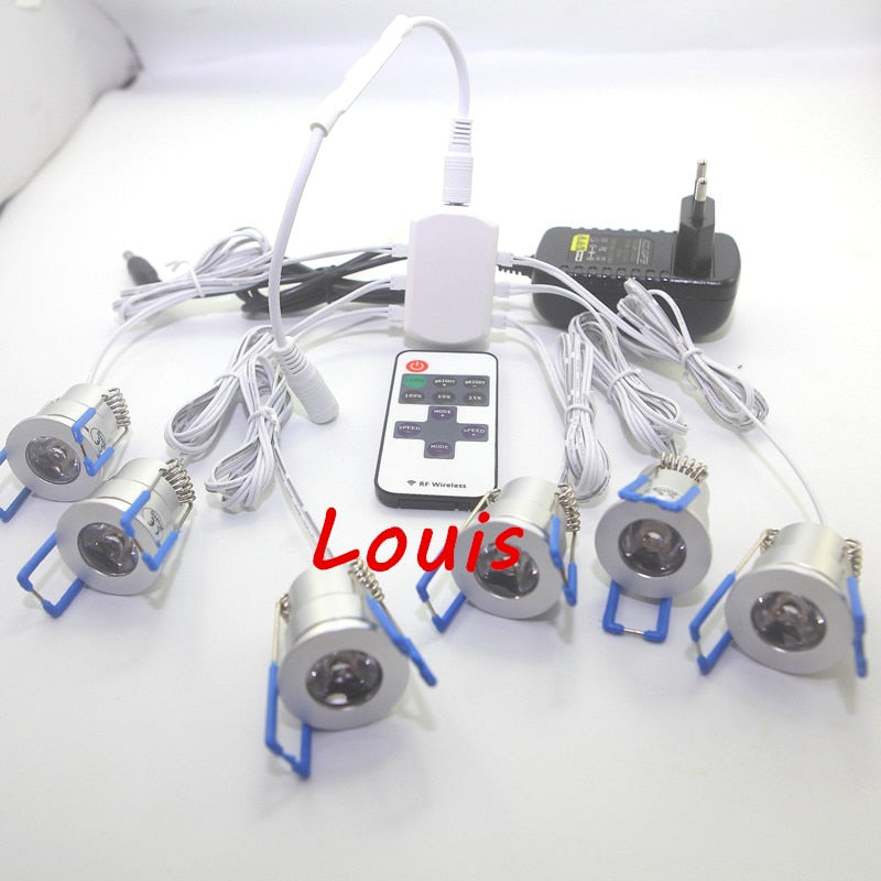 Dimmable LED Downlights MINI 12V DC 1.5W LED Spot Light for Kitchen Cupboard Bedroom Living Room Indoor Night Lighting ONDENN