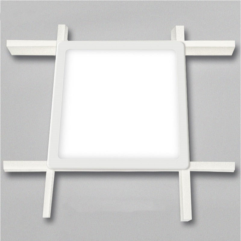 Ultra Thin Round Square AC 85-265V LED Panel Light 6W 8W 15W 20W Aluminum Ceiling Recessed Downlight open hole adjustable