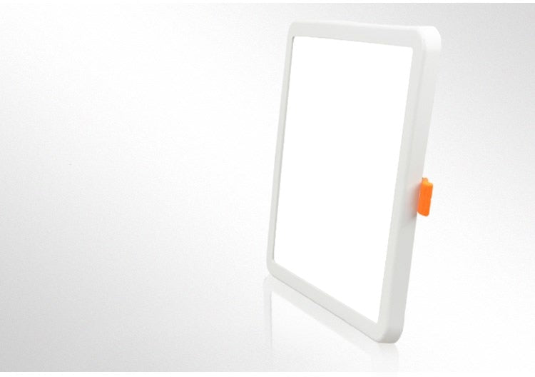 Ultra Thin Round Square AC 85-265V LED Panel Light 6W 8W 15W 20W Aluminum Ceiling Recessed Downlight open hole adjustable