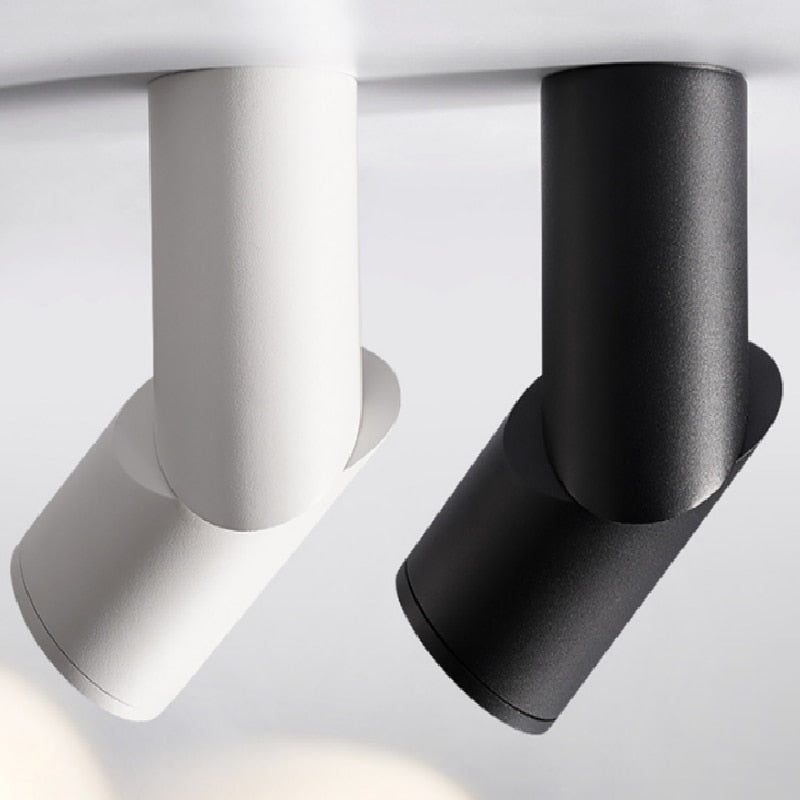 Dimmable Rotating LED Downlights 7W 9W 12W 15W COB LED Ceiling Spot Lights AC110-220V LED Wall Lamp Warm Cold White Indoor Lighting