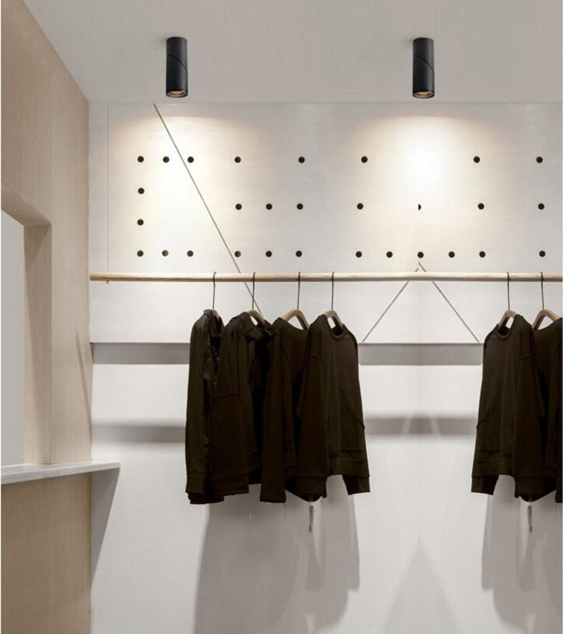 Dimmable Rotating LED Downlights 7W 9W 12W 15W COB LED Ceiling Spot Lights AC110-220V LED Wall Lamp Warm Cold White Indoor Lighting