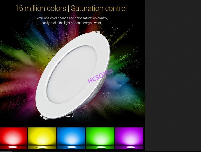 MIBOXER FUT061 FUT060 25W 9W RGB+CCT LED Downlight waterproof Ceiling Spotlight AC110V 220V recessed Led panel lights WIFI APP