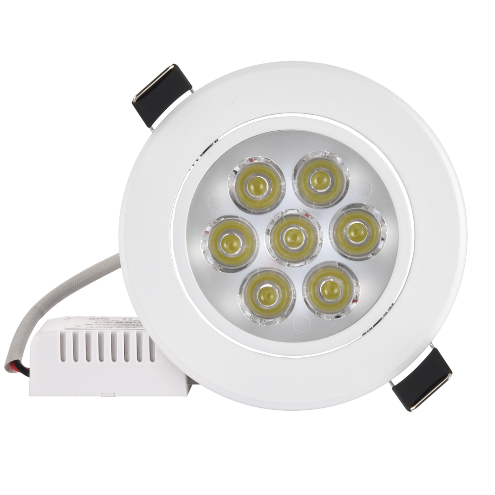 LED Downlight Dimmable 15W 21W items White shell lights for home Bathroom living room kitchen lighting
