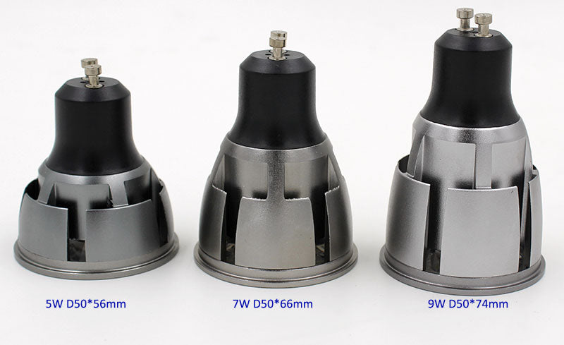 Spotlight 5W 7W 9W LED GU10 12V MR16 E27 GU5.3 220V Dimmer LED Downlight Dimmable Spot Light LED Dimming 12V Down Light