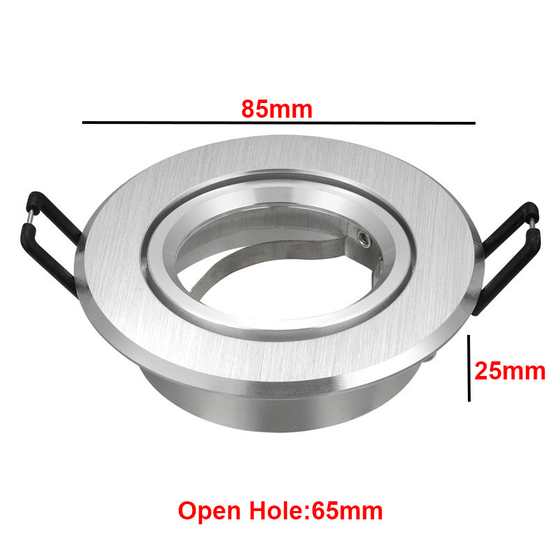 Recessed Ceiling Downlight Bulb Replaceable GU10 MR16 Sockets Kit Fitting Frame