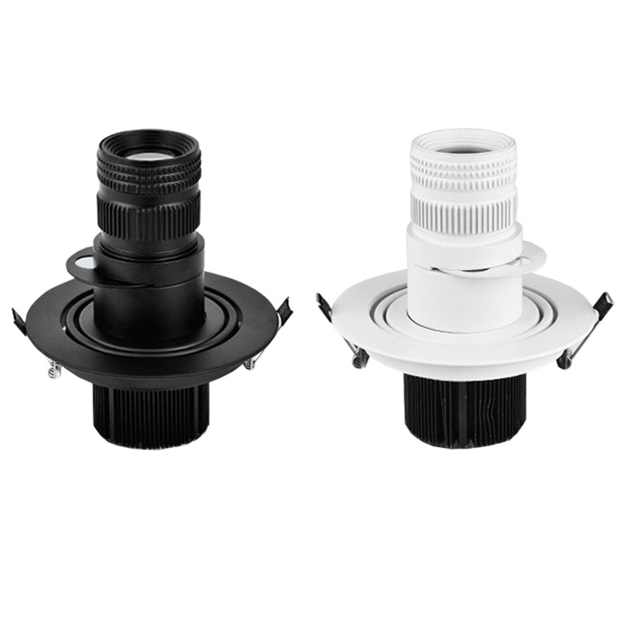 LED Ceiling Spotlights Adjustable Focus Recessed Downlight 10W/15W/20W Track Lights Ceiling Downlight For Home Shop Clothing Stor