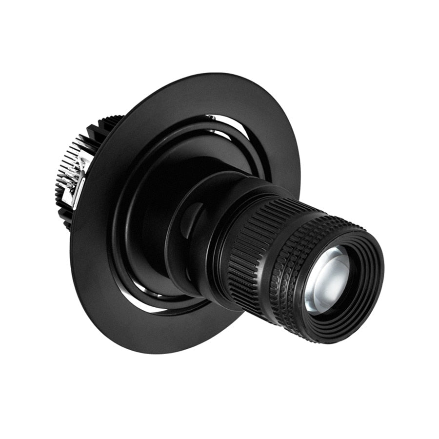 LED Ceiling Spotlights Adjustable Focus Recessed Downlight 10W/15W/20W Track Lights Ceiling Downlight For Home Shop Clothing Stor