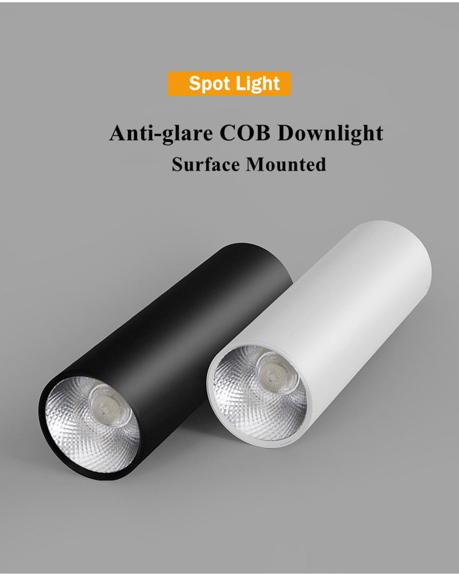 Long Tube Led Downlight Ceiling Downlight Surface Mounted Spot Led 5W Length 75mm 200mm 300mm Ceiling Lamp For Home Store Office