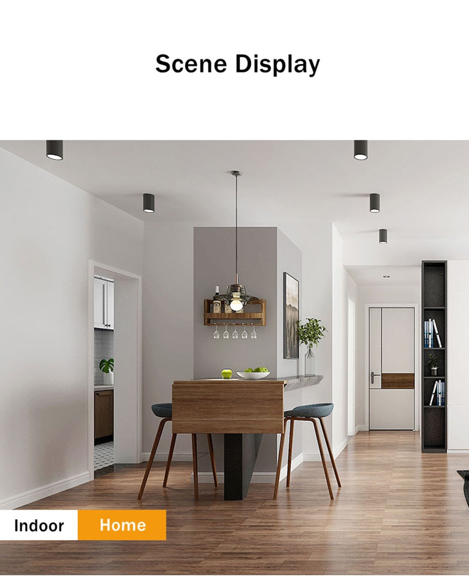 Long Tube Led Downlight Ceiling Downlight Surface Mounted Spot Led 5W Length 75mm 200mm 300mm Ceiling Lamp For Home Store Office