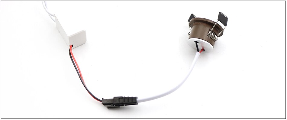 LED Recessed Ceiling Spot Light Wooden Frame Mini Downlights 1.5W 27mm Cut Hole Size 100lm 110V-220V Under Cabinet Lamp