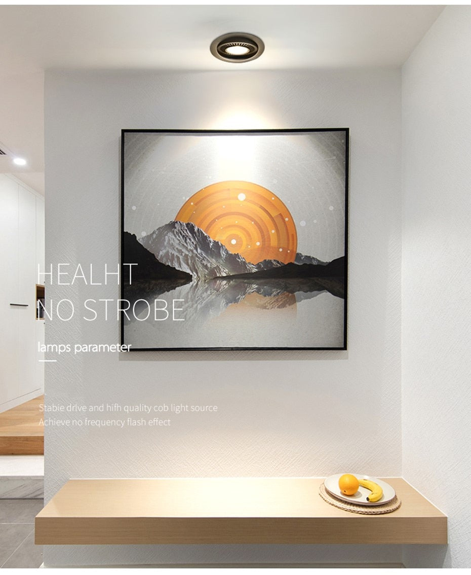 LED Recessed Ceiling Downlight 360 Degree Rotate LED Downlight 5W 10W 18W LED Lamp AC85-265V Ceiling Spot Light with LED Driver