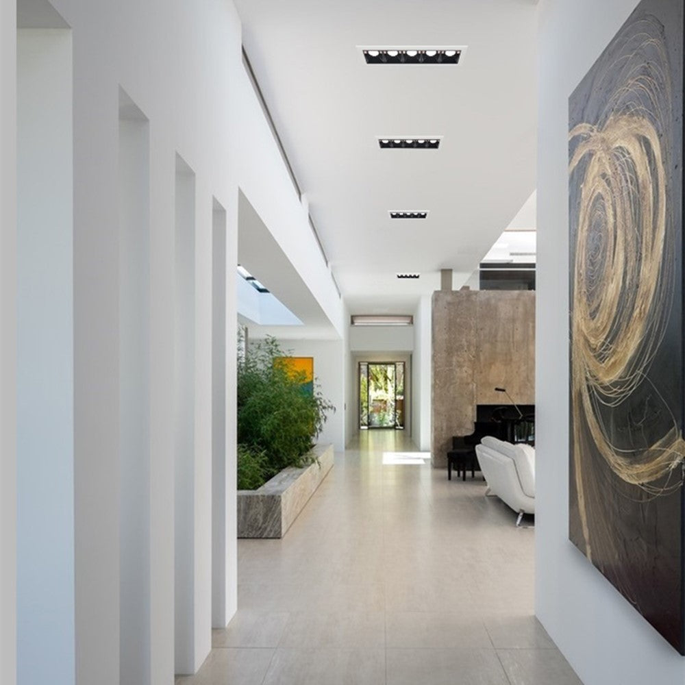 No Flickering Modern LED Recessed Downlight 20W 10W line lamp 85-265V LED Ceiling Spot Light indoor Background lights