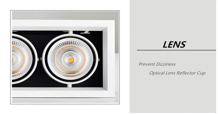 Dimmable Recessed COB LED Downlights 10W 20W LED Ceiling Spot Lights AC85-265V LED Ceiling Lamps Warm/Cold White Indoor Lighting