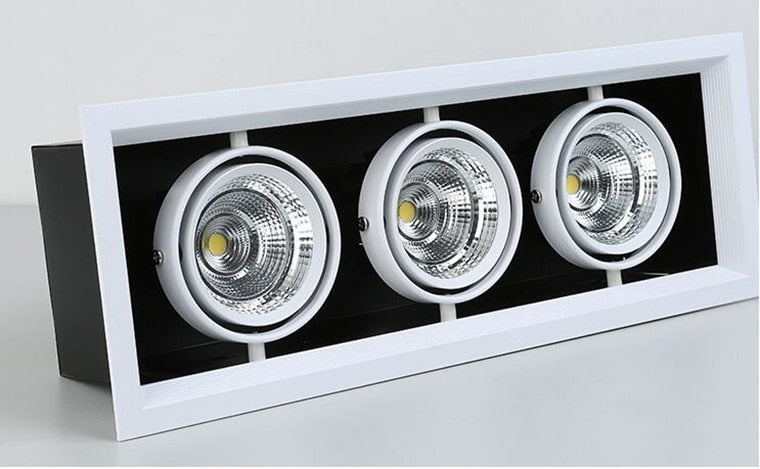 Dimmable Recessed COB LED Downlights 10W 20W LED Ceiling Spot Lights AC85-265V LED Ceiling Lamps Warm/Cold White Indoor Lighting