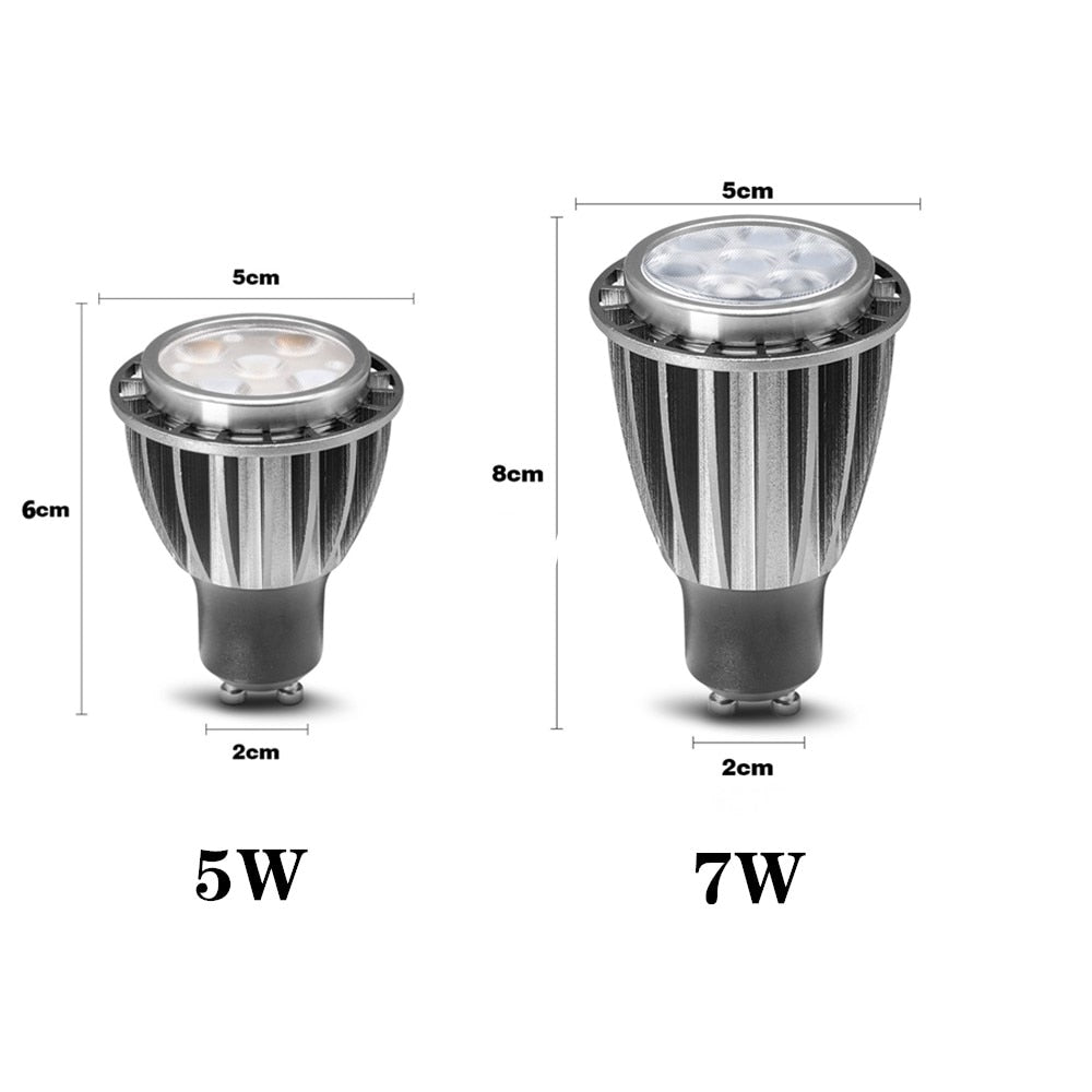 Led Downlights Surface Mounted GU10 Led Bulb Replaceable Led Spot lights Living room 110/220V Spot Led Light Fixture