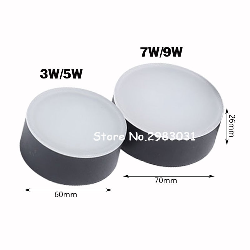 Surface Mounted Led Downlight 220V Led Spot Lights 3W 5W 7W 9W Round Downlights Down Lights Lighting Fixture for Home