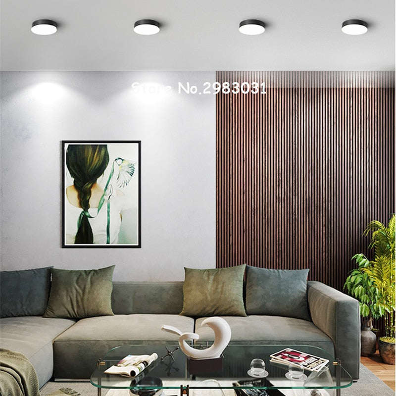 Surface Mounted Led Downlight 220V Led Spot Lights 3W 5W 7W 9W Round Downlights Down Lights Lighting Fixture for Home