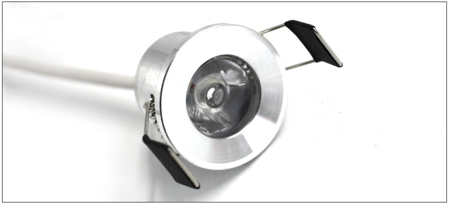 LED Downlights Mini Silvery Spot 3W 27mm Cut Hole Cold/Warm/Nature white 110V-220V LED Recessed Ceiling Lamp Spot
