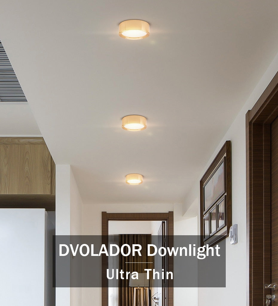 Led Ceiling Light Surface Mounted Ultra Thin Down Lights Led Spot Lamp 3W 5W Living Room Bedroom Kitchen Hotel Store Lighting