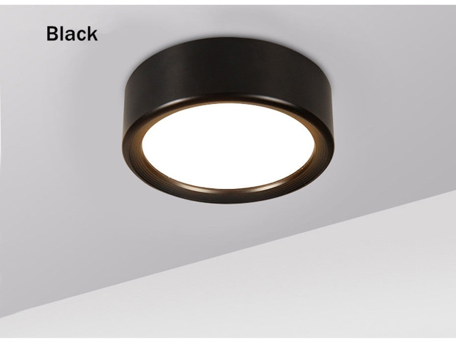 Led Ceiling Light Surface Mounted Ultra Thin Down Lights Led Spot Lamp 3W 5W Living Room Bedroom Kitchen Hotel Store Lighting