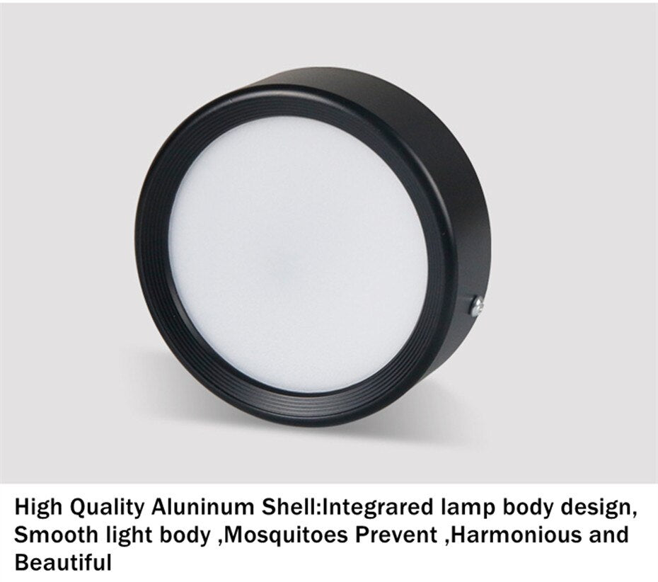 Led Ceiling Light Surface Mounted Ultra Thin Down Lights Led Spot Lamp 3W 5W Living Room Bedroom Kitchen Hotel Store Lighting
