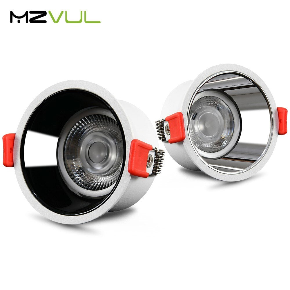 LED Downlight 7w 15w 18w Round Recessed LED Ceiling Lamp Anti Glare Led Bulb Bedroom Living Room Indoor LED Spot Lighting