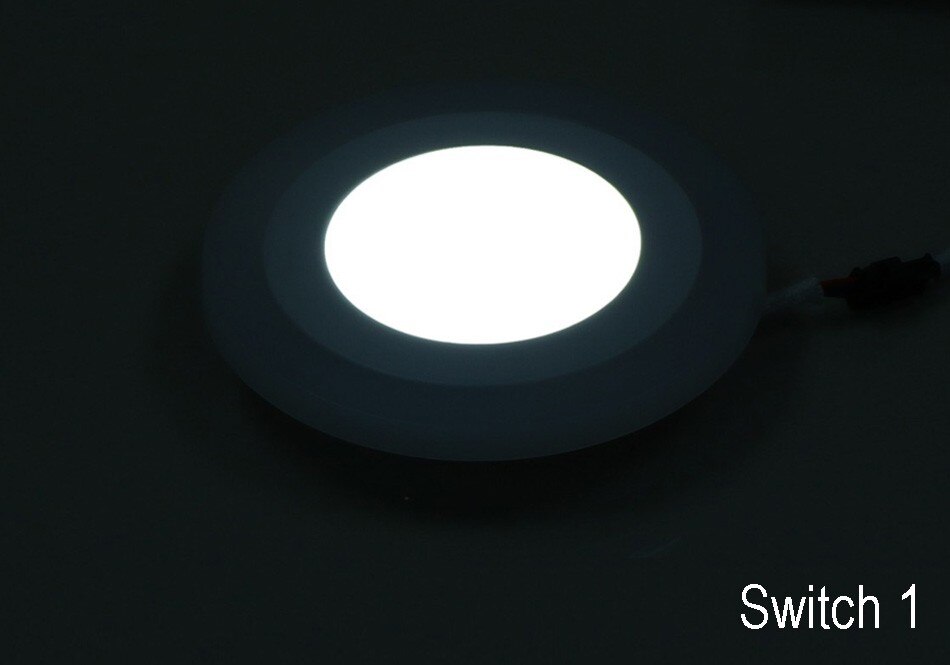 Hot Sale LED Downlight Round 6W - 24W 3 Model LED Lamp Double Color Panel Light RGB & white Ceiling Recessed with Remote Control