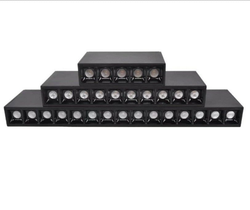 Dimmable LED Downlight Spot Light 20W 30W 40W line light bar creative linear long strip living room corridor light Recessed