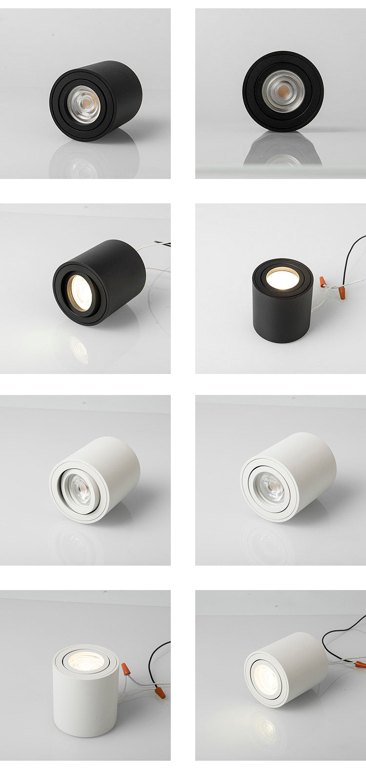 LED Downlight GU10 Led downlights with indoor spot light 5W high lumen led down light lamp rotatable degree