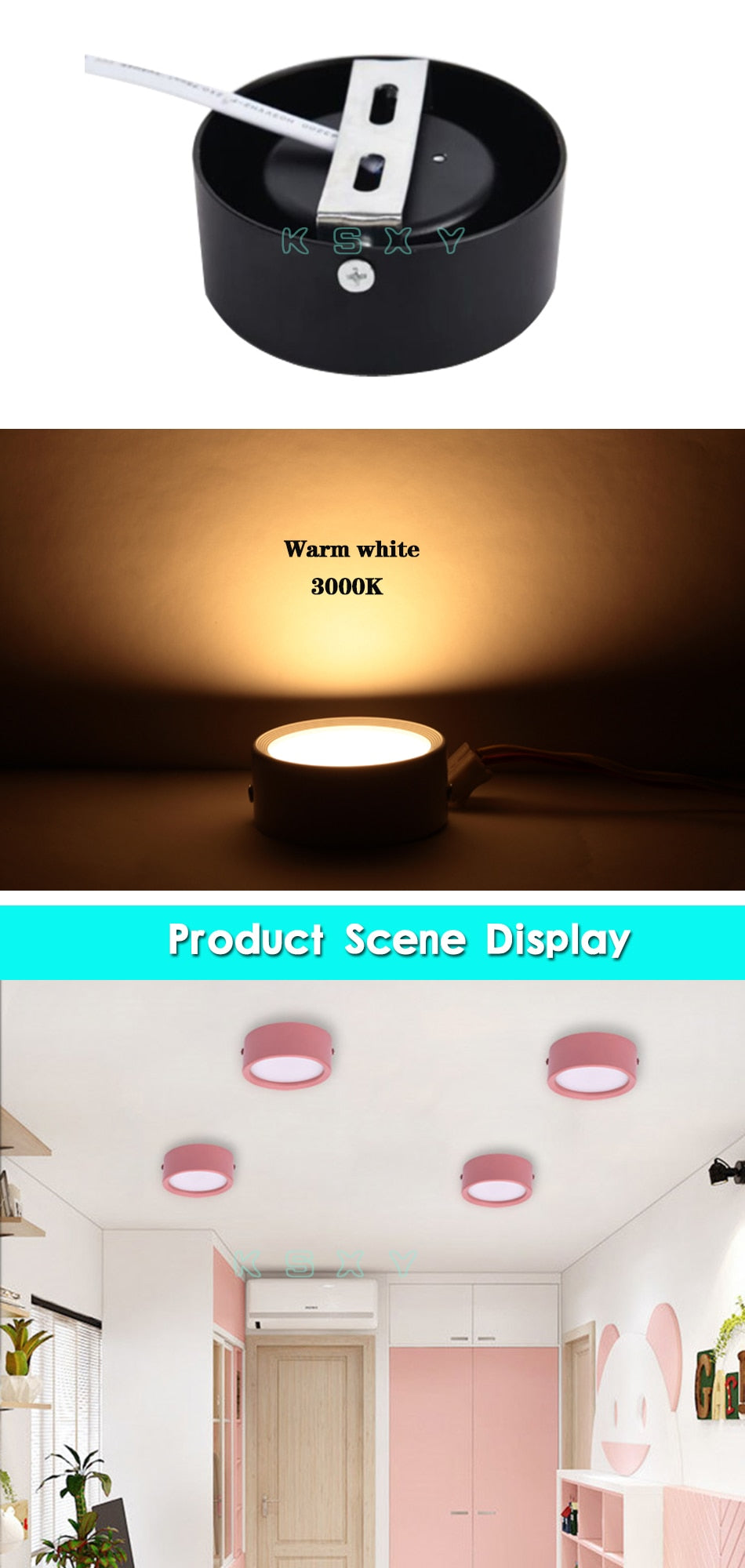 Surface Mounted LED downlight 5W 7W 12W Ceiling Lamps Ultra Thin Driverless cob led spot lights 220V Ceiling Fixtures Lighting