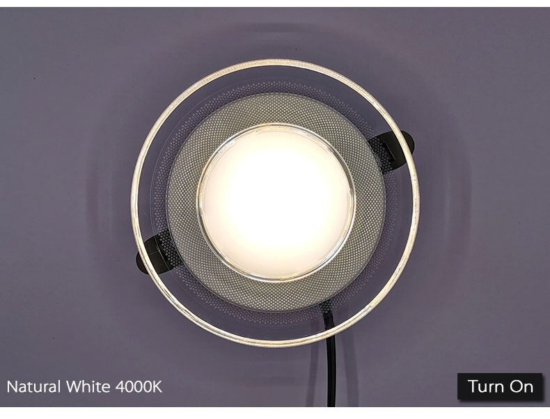 LED Downlight 5W 7W 9W 12W 15W 3W Light Guide Round Recessed Lamp White Blue Red Purple 3color Bedroom Living Room Indoor