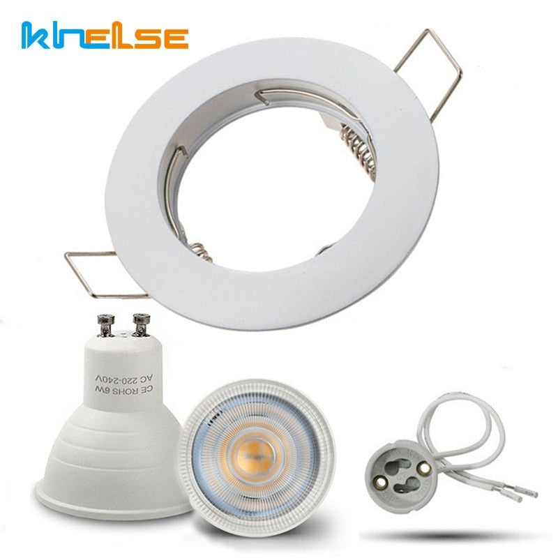 LED Bulb Spotlight GU10 MR16 6W 220V Downlight fixture Spot light Recessed Lighting Kit LED Lampada Bulbs with MR16/GU5.3 Socket