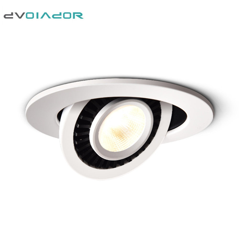 Dimmable Spot Light 12w 10w 7w 5w led bulb light 360 Degree Rotation spotlights recessed ceiling lamp for Kitchen Bedroom lights