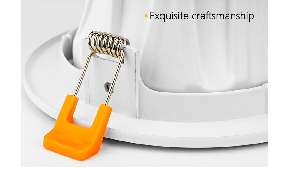 Recessed Downlight LED Ceiling Lamp 7W 12W 20W 220V Led Spotlights Track Light Built-In Lamps Indoor Lighting For Living Room