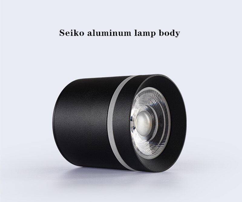 Dimmable Cylinder LED Downlights 7W 10W 12W 15W COB LED Ceiling Spot Lights AC85~265V LED Background Lamps Indoor Lighting