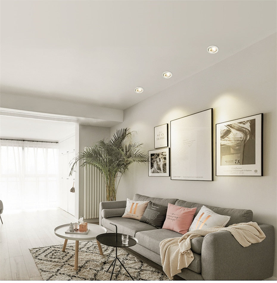 LED Downlight Dimmable 5W 12W 15W Recessed in LED Ceiling Downlight Light AC85-265V LED Downlight Ceiling Recessed Spot Light