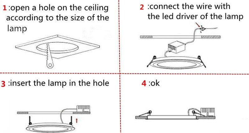 Ultra Thin Led Panel Downlight 3w 6w 9w 12w 15w 18w LED Round Ceiling Light Built-in AC85-265V LED Panel Light SMD2835