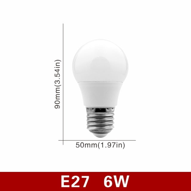 LED Bulb E27 E14 20W 18W 15W 12W 9W 6W 3W 4pcs/lot Lampada LED Light AC 220V Bombilla Spotlight Lighting Cold/Warm White Lamp