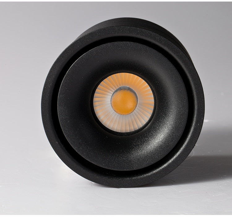 DIMMABLE Surface Mounted LED Panel Light Bulb Round COB 9w 12w 15w LED Ceiling lamp Lights LED Downlight AC110v-220V