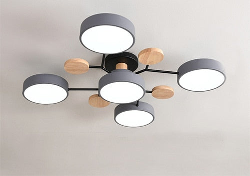 Modern living room LED ceiling lamp bedroom dining room lighting bathroom hotel chandelier factory direct sales