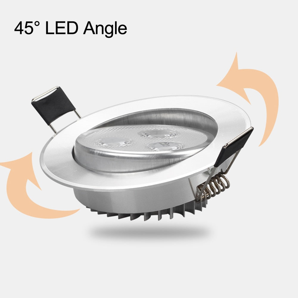 Downlight Led Light Fixture 10PCS 12W 15W 21W 27W 36W 45W 85-265V LED Downlight Home Lighting Spoting Led Recessed Ceiling Lamp