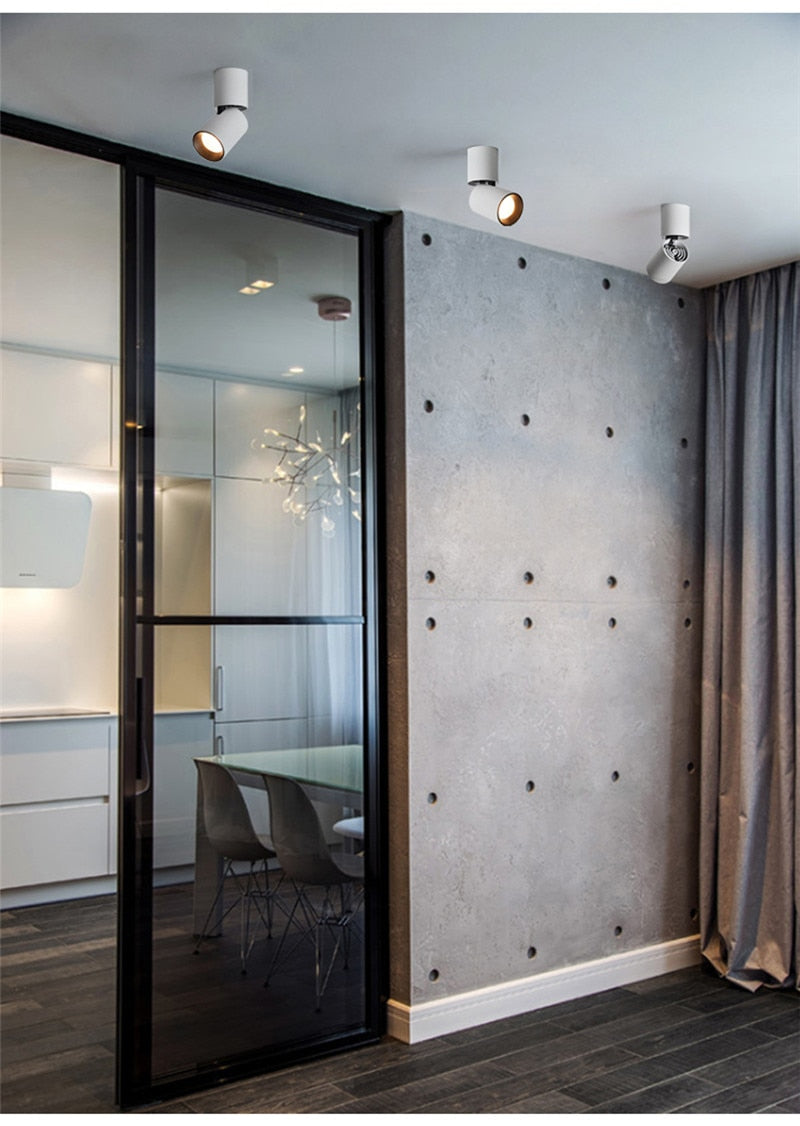 Surface Mounted Ceiling Downlight LED Spot light Adjustable 360 degrees for indoor Foyer,Living Room Kitchen 7W/12W AC220V