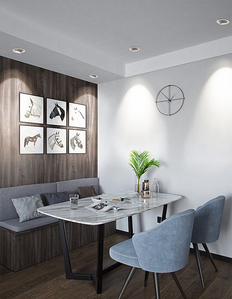 Recessed Dimmable COB LED Downlights 7W 12W 15W 18W 20W 24W LED Ceiling Lamps AC85~265V LED Spotlights Indoor Lighting