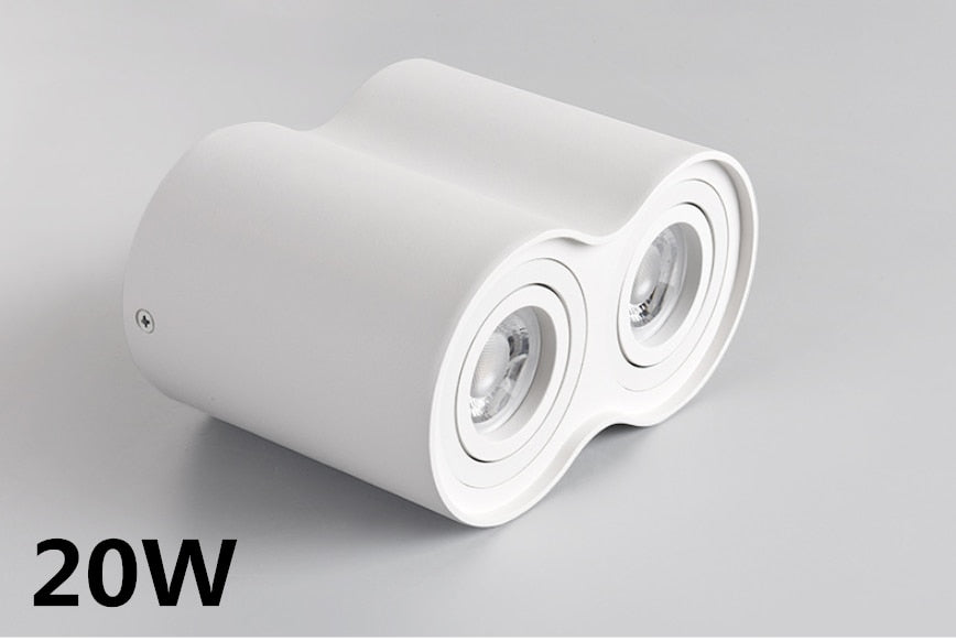 Dimmable Rotating 360° LED Downlights 10W 30W COB LED Ceiling Spot Lights GU10 Light Source LED Background Lamps Indoor Lighting