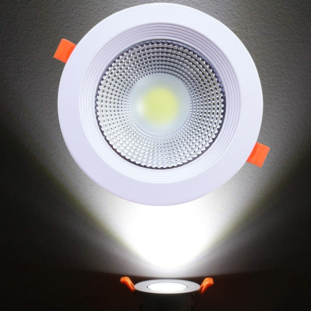 LED Recessed Downlight 7W 10W 15W 30W LED COB Ceiling Lamp AC85-265V Spot Light Bedroom Decor Indoor Lighting lampara led D30