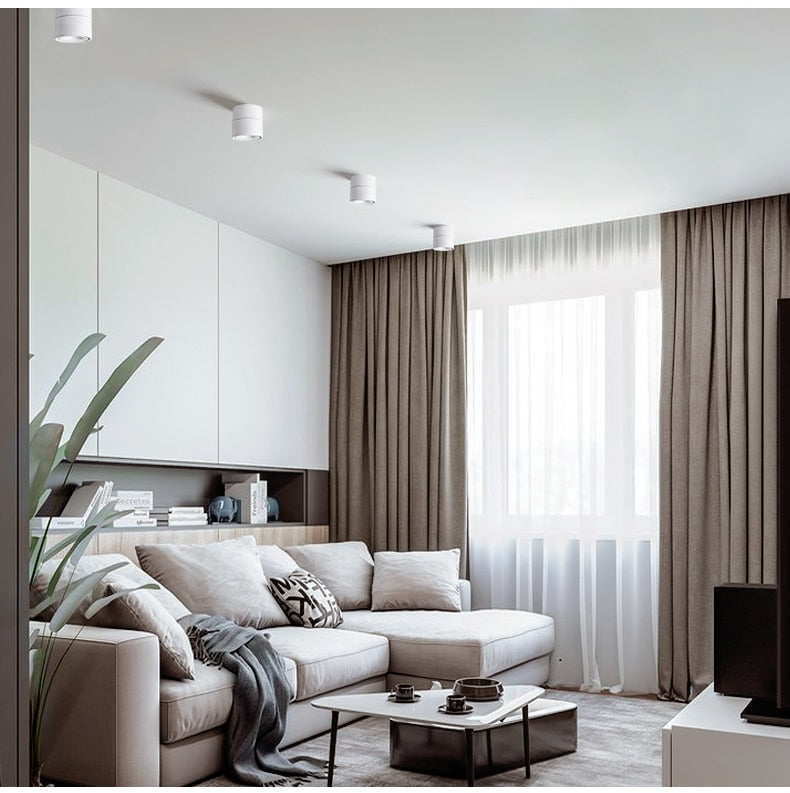 360-degree Foldable LED ceiling spotlights, surface-mounted downlights for bedroom, kitchen, and indoor lighting 8W 10W 12W 15W