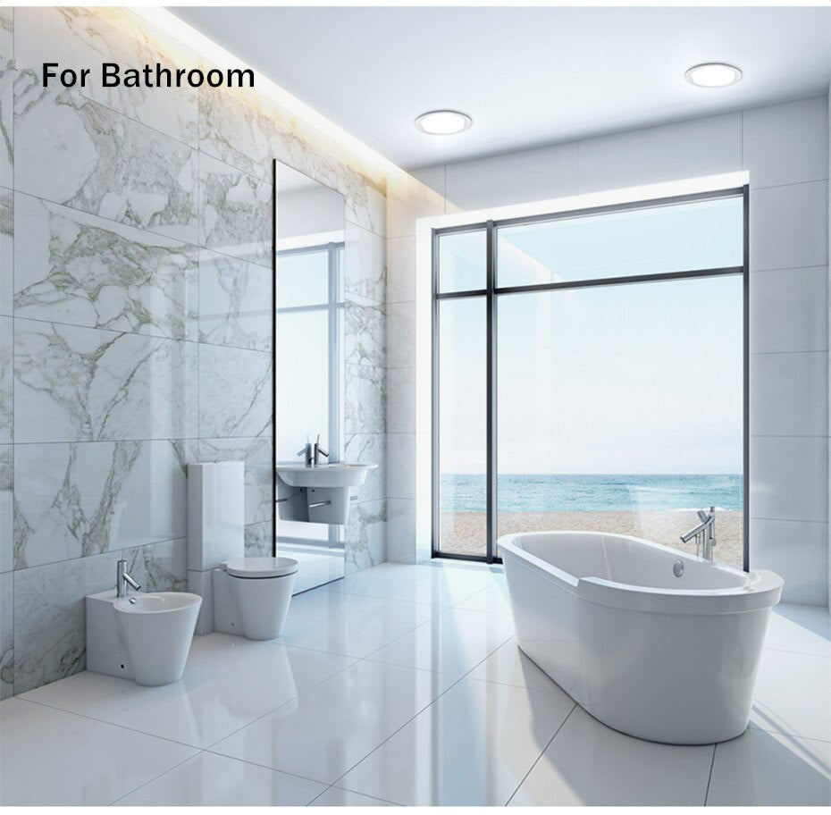 IP65 Waterproof LED Downlight 6W 13W 20W Round Recessed Lamp 220V 230V Led Bulb for Bathroom lights Indoor LED Spot Lights